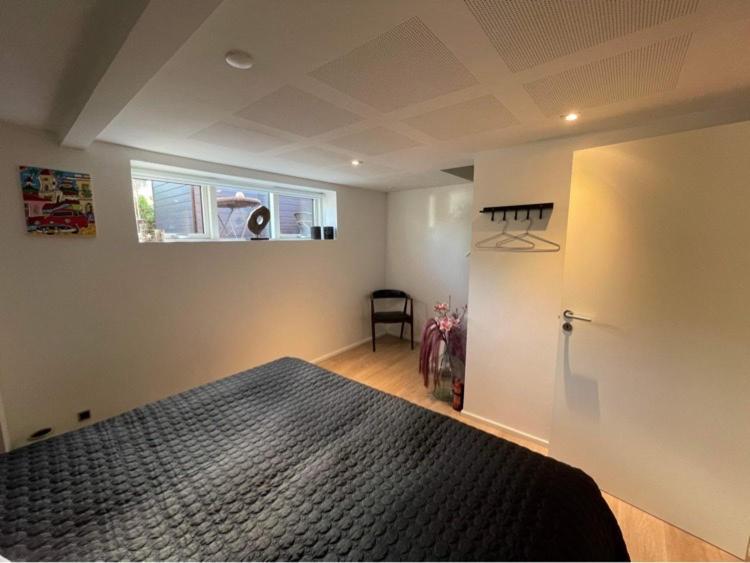 Nyistandsat Hojloftet Kaelderlejlighed Pa 70 M2 I Viborg Centrum, Med Plads Til 4 Personer 외부 사진